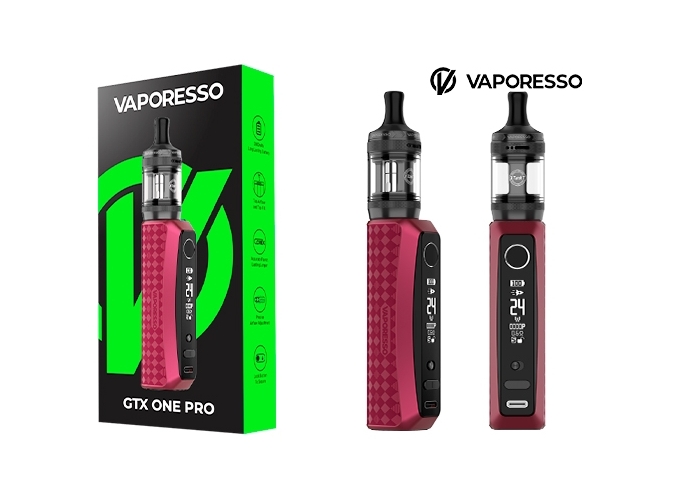 KIT GTX ONE PRO VAPORESSO 3000mAh - ROUGE