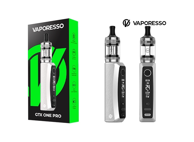 KIT GTX ONE PRO VAPORESSO 3000mAh - SILVER