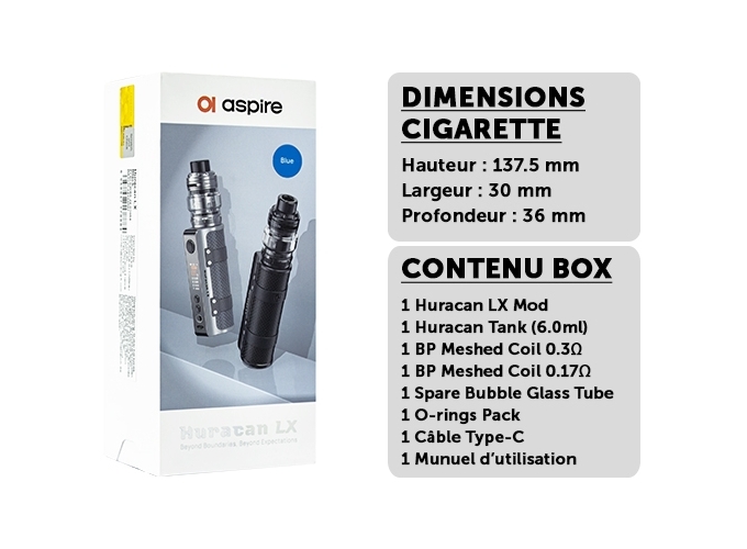 KIT HURRACAN LX BLEUE