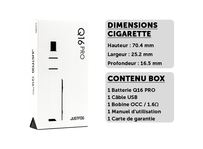 KIT JUSTFOG Q16 PRO NOIRE (1)