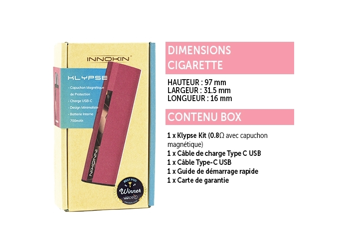 KIT KLIPSE INNOKIN RAZZMATAZZ ROSE