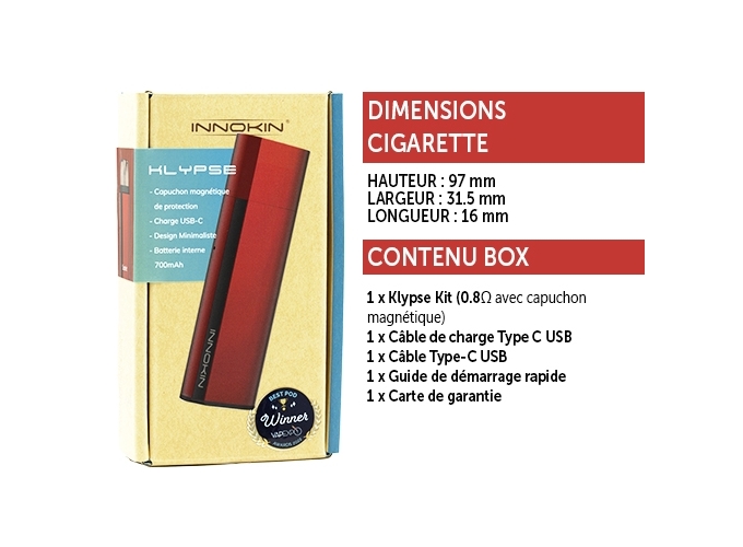 KIT KLIPSE INNOKIN SCARLET ROUGE