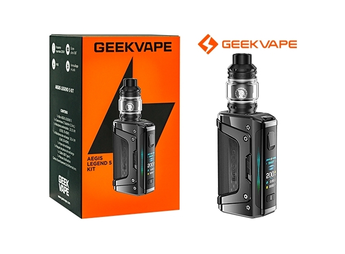KIT LEGEND 5 GEEKVAP BLACK (ACCUS NON FOURNIS