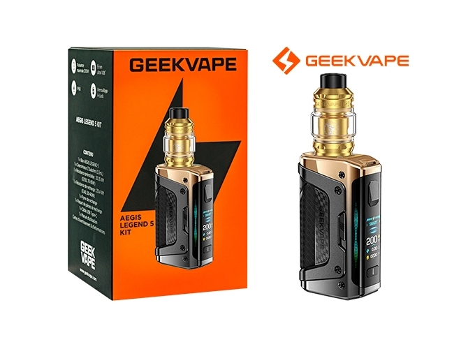 KIT LEGEND 5 GEEKVAP GOLD (ACCUS NON FOURNIS