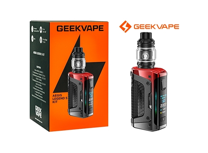 KIT LEGEND 5 GEEKVAP ROUGE (ACCUS NON FOURNIS