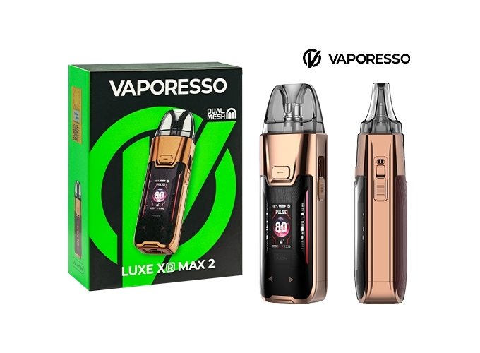 KIT LUXE XR MAX 2 3200 mah RED AND GOLD