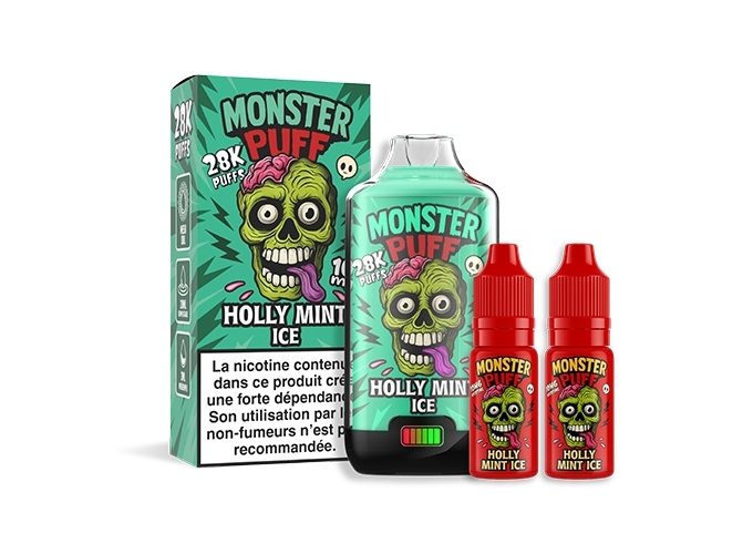 KIT MONSTER 28K HOLLY MINT ICE 10 MG