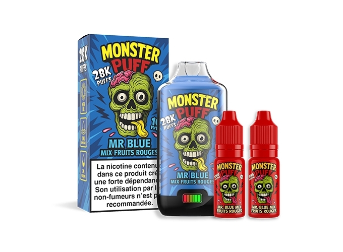KIT MONSTER 28K Mr BLUE 20 MG