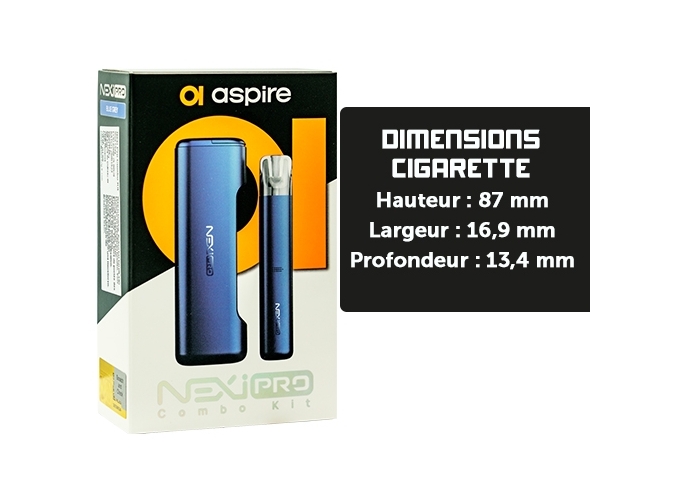 KIT NEXI PRO 2000 Mha ASPIRE BLEUE ET GRISE