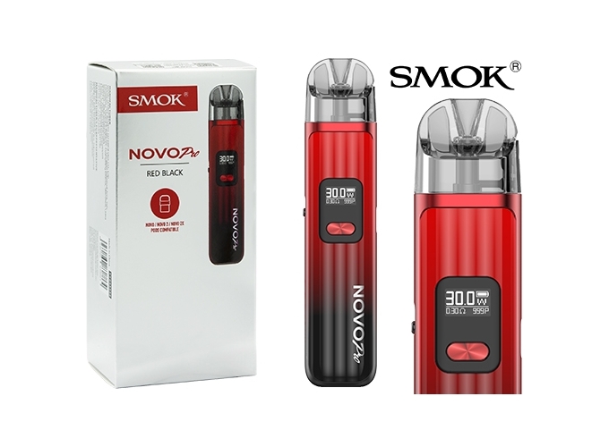 KIT NOVO PRO SMOKTECH ROUGE ET NOIR