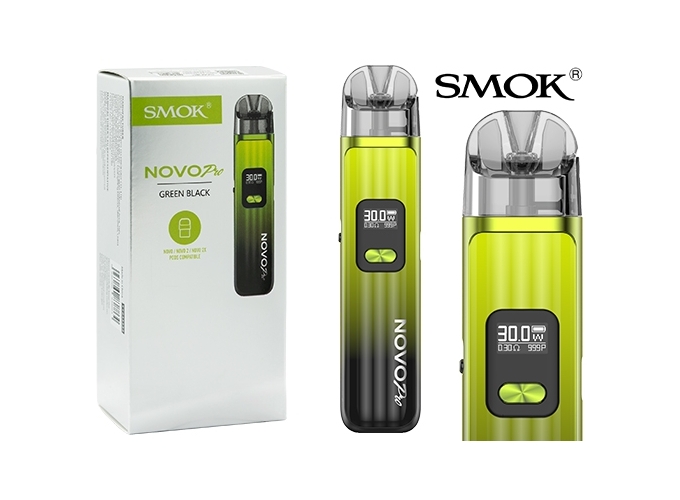 KIT NOVO PRO SMOKTECH VERTE ET NOIR