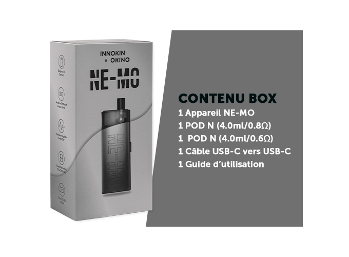 KIT  OKINO NEMO INNOKIN GRISE