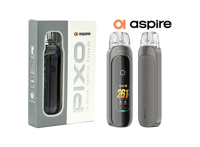 KIT PIXO ASPIRE GUNMETAL 1100 Mha