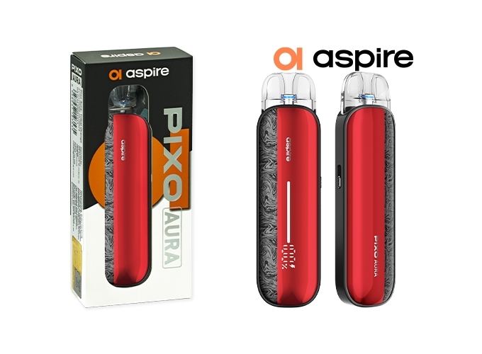 KIT PIXO AURA ASPIRE CRIMSON RED 1300 Mha