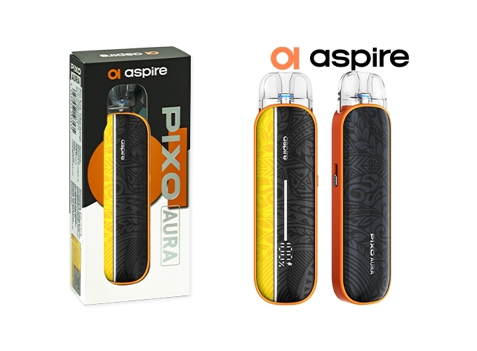 KIT PIXO AURA ASPIRE TRIBAL ORANGE 1300 Mha