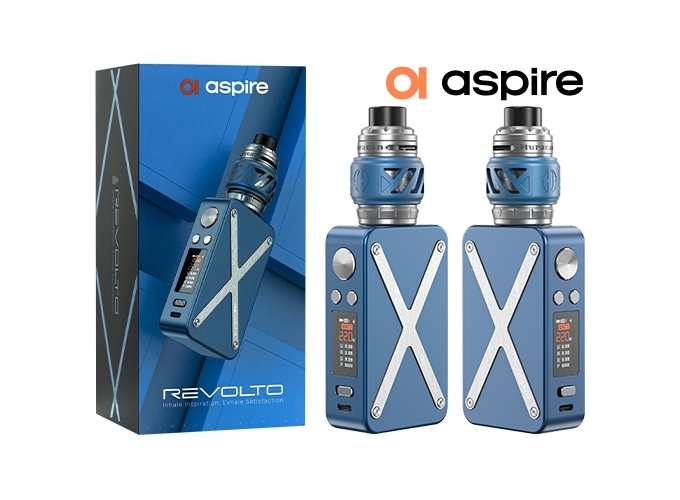 KIT REVOLTO ASPIRE CHROME BLUE
