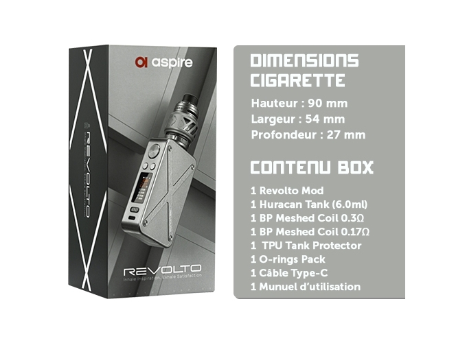 KIT REVOLTO ASPIRE FULL CHROME