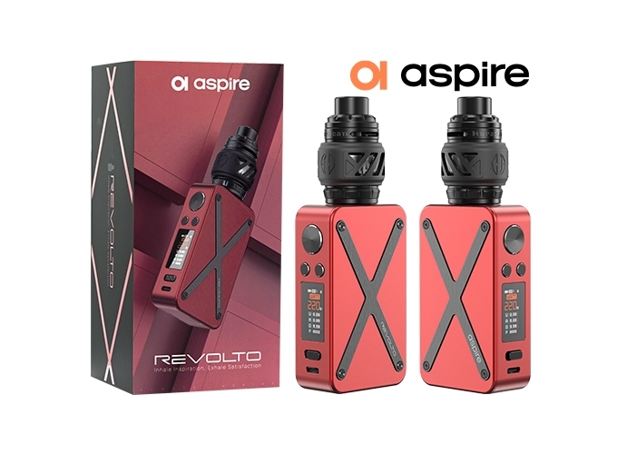 KIT REVOLTO ASPIRE RED BLACK