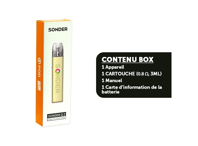 KIT SONDER Q2 GEEKVAP APRICOT YELLOW