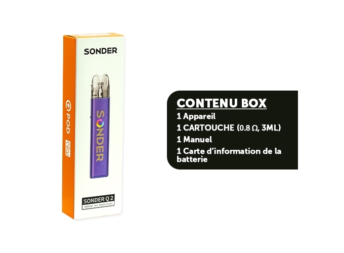 KIT SONDER Q2 GEEKVAP METALIC PURPLE