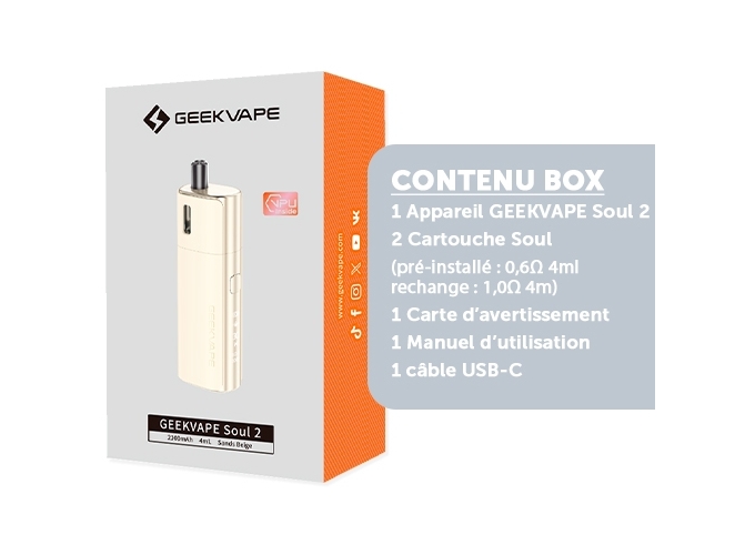 KIT SOUL 2 GEEKVAP BEIGE