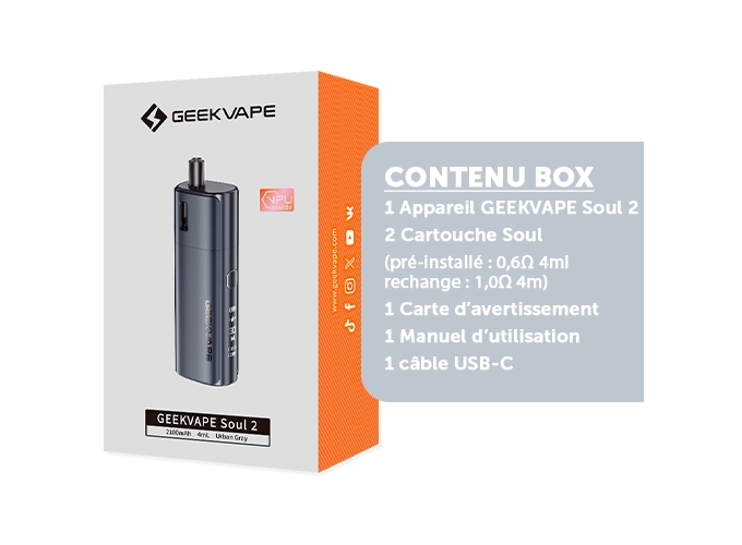 KIT SOUL 2 GEEKVAP GRISE