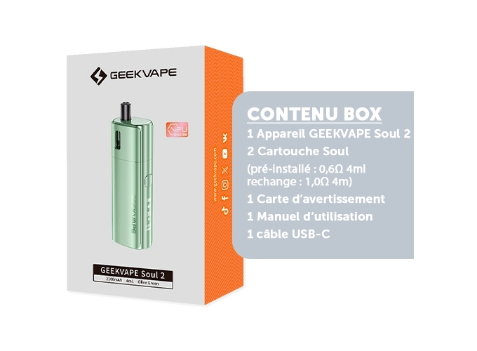 KIT SOUL 2 GEEKVAP VERT