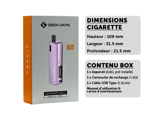 KIT SOUL GEEKVAP VIOLET