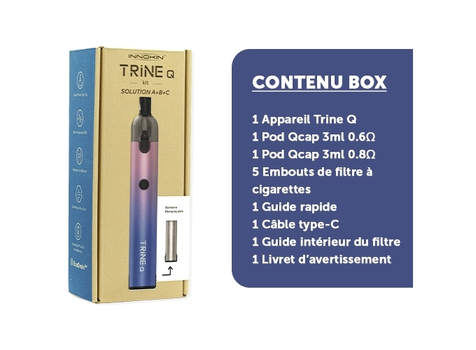 KIT TRINE Q INNOKIN BLEU ET ROSE