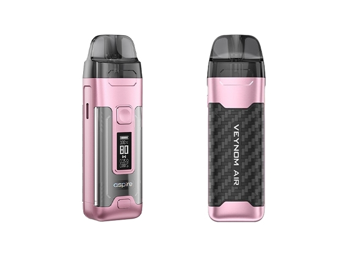 KIT VEYNOM AIR ASPIRE CARBON ROSE 2800 mha