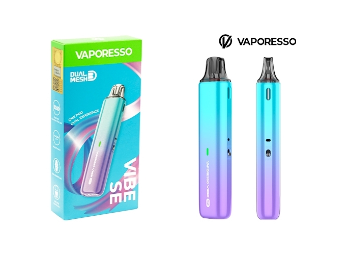 KIT VIBE SE VAPORESSO 1100 MHA BLEU ET VIOLETTE