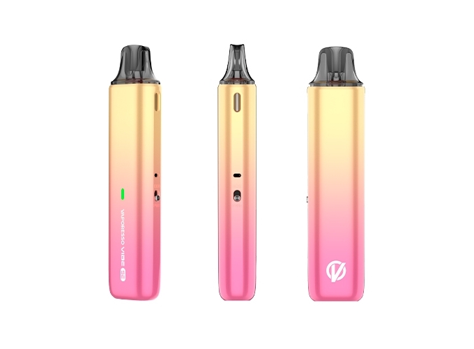 KIT VIBE SE VAPORESSO 1100 MHA OR ET ROSE