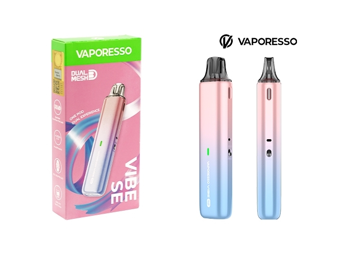KIT VIBE SE VAPORESSO 1100 MHA ROSE ET BLEU