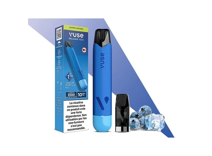 KIT VUSE RELOAD PEN 1000 MYRTILLES 10 MG