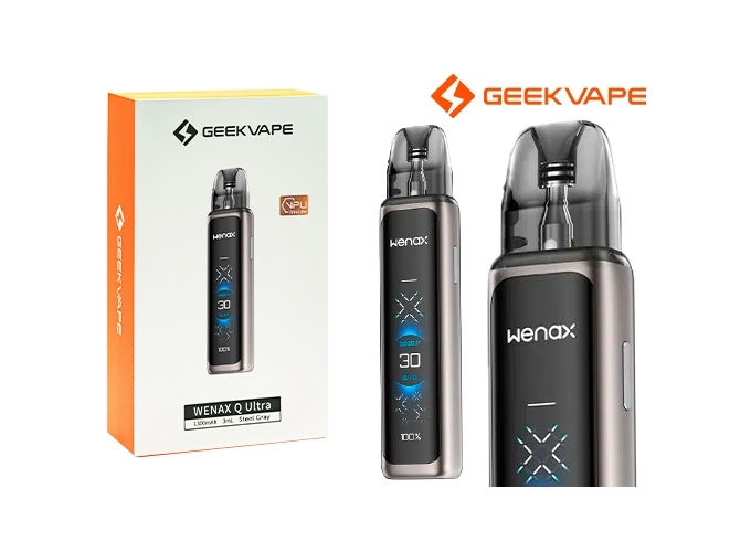 KIT WENAX Q ULTRA 1300 mha STEEL GRAY