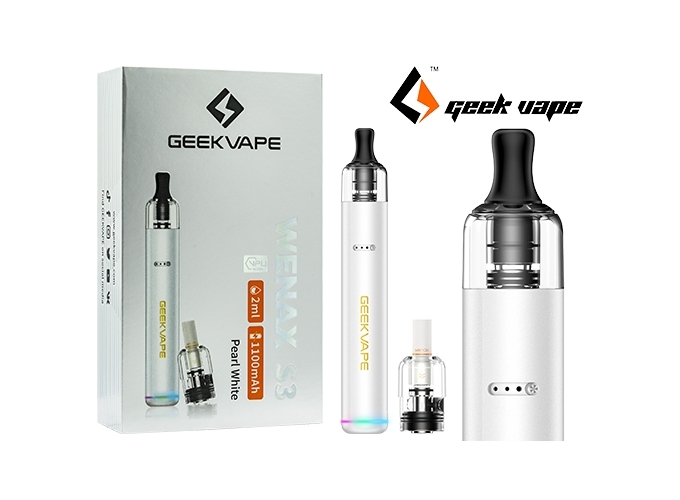 KIT WENAX S3 GEEKVAP BLANCHE