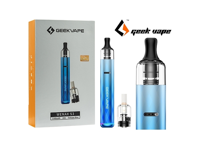 KIT WENAX S3 GEEKVAP BLEUE