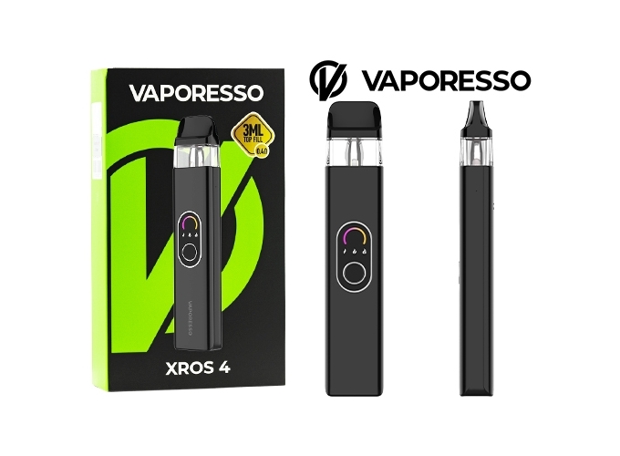 KIT XROS 4  VAPORESSO 1000 Mha NOIRE