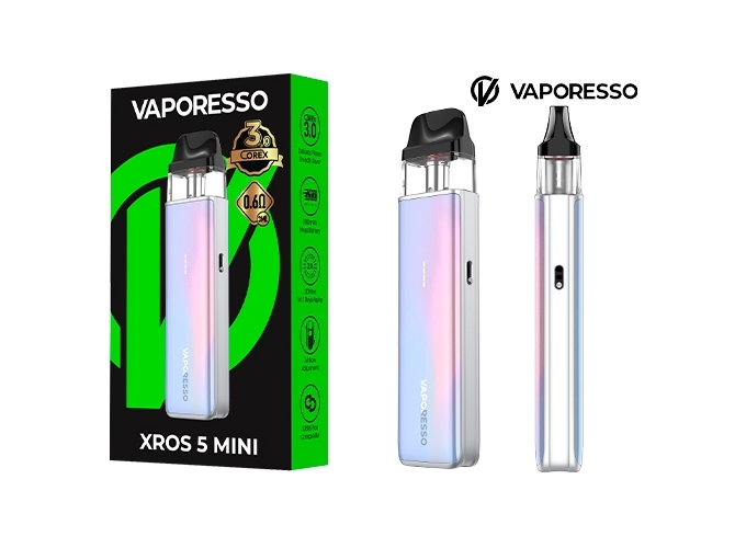 KIT XROS 5 MINI VAPORESSO 1500 Mha PASTEL