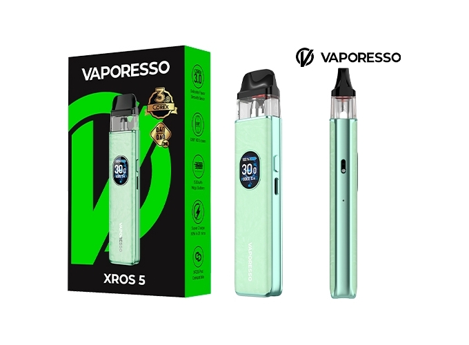 KIT XROS 5  VAPORESSO 1500 Mha VERTE