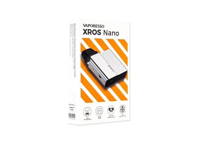 KIT XROS NANO VAPORESSO SILVER