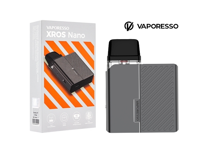KIT XROS NANO VAPORESSO SPACE GREY