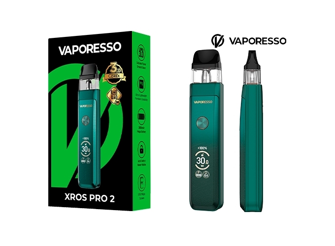 KIT XROS PRO 2  VAPORESSO 2000 Mha GREEN
