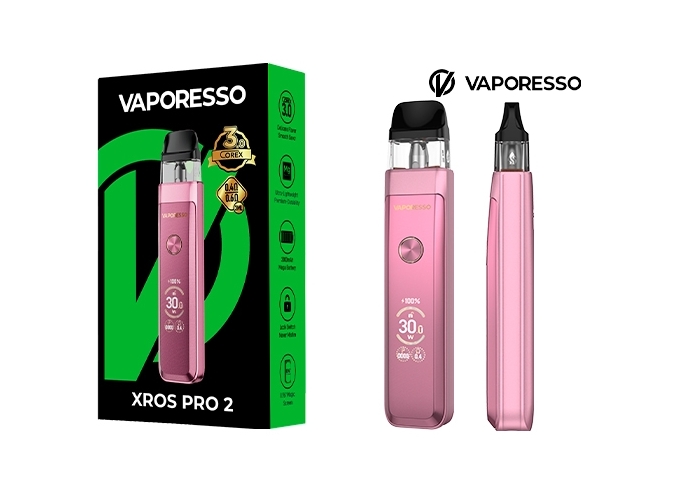 KIT XROS PRO 2  VAPORESSO 2000 Mha PINK