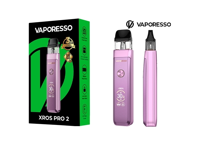 KIT XROS PRO 2  VAPORESSO 2000 Mha PURPLE