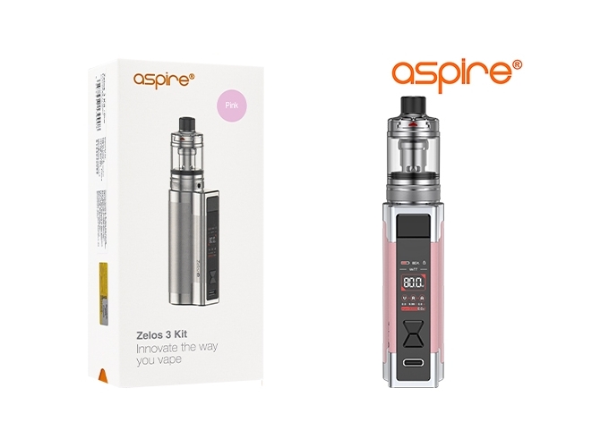 KIT ZELOS 3 PINK 3200 mha