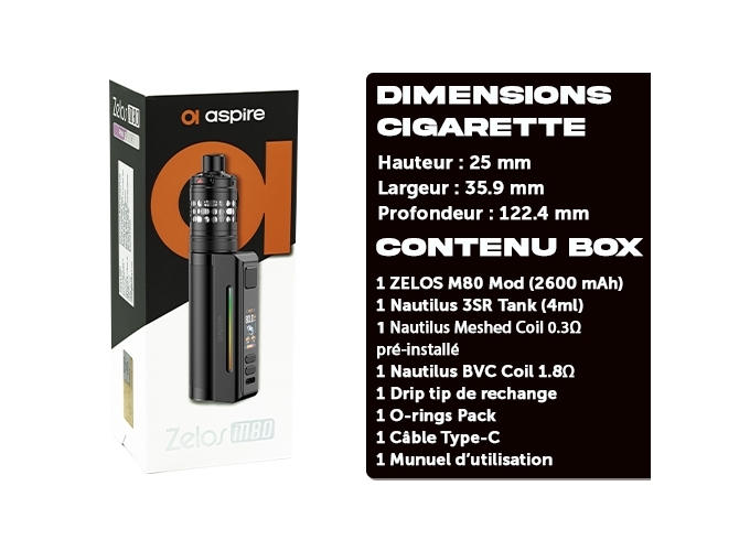 KIT ZELOS M80 FULL BLACK