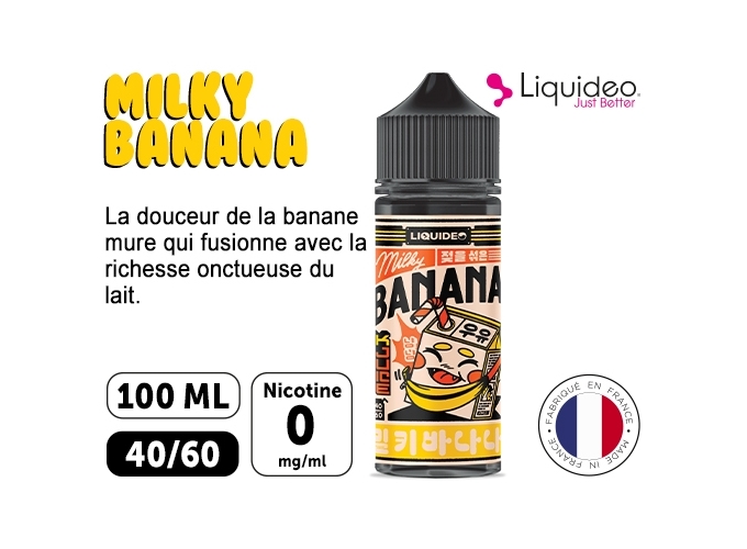 KJUICE LIQUIDEO MILKY BANANA 100 ML