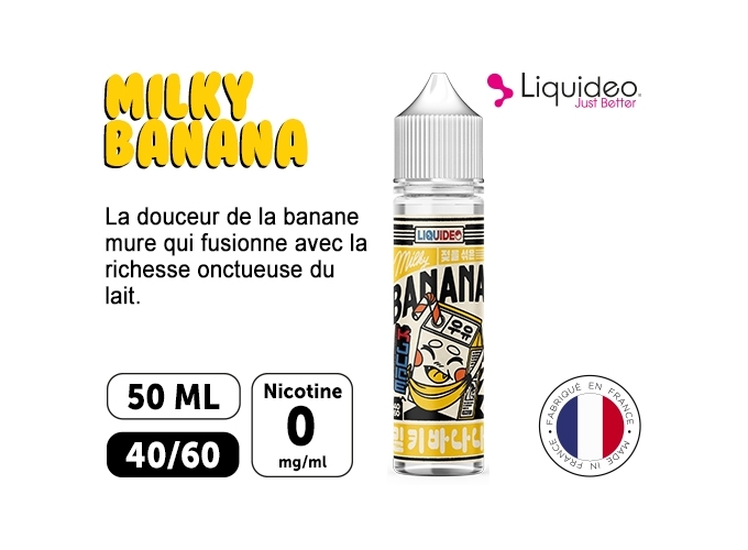 KJUICE LIQUIDEO MILKY BANANA 50 ML