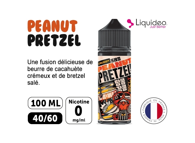 KJUICE LIQUIDEO PEANUT PRETZEL 100 ML